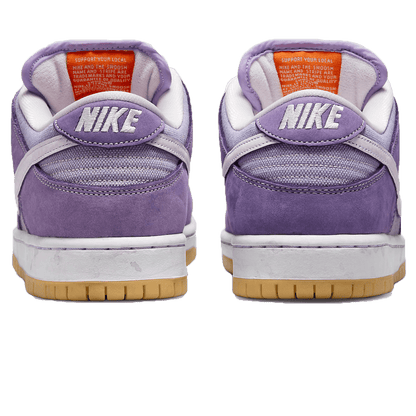 Nike Dunk Low SB 'Unbleached Pack - Lilac' — UK 3 | EU 35.5 | US 3.5 — Back View