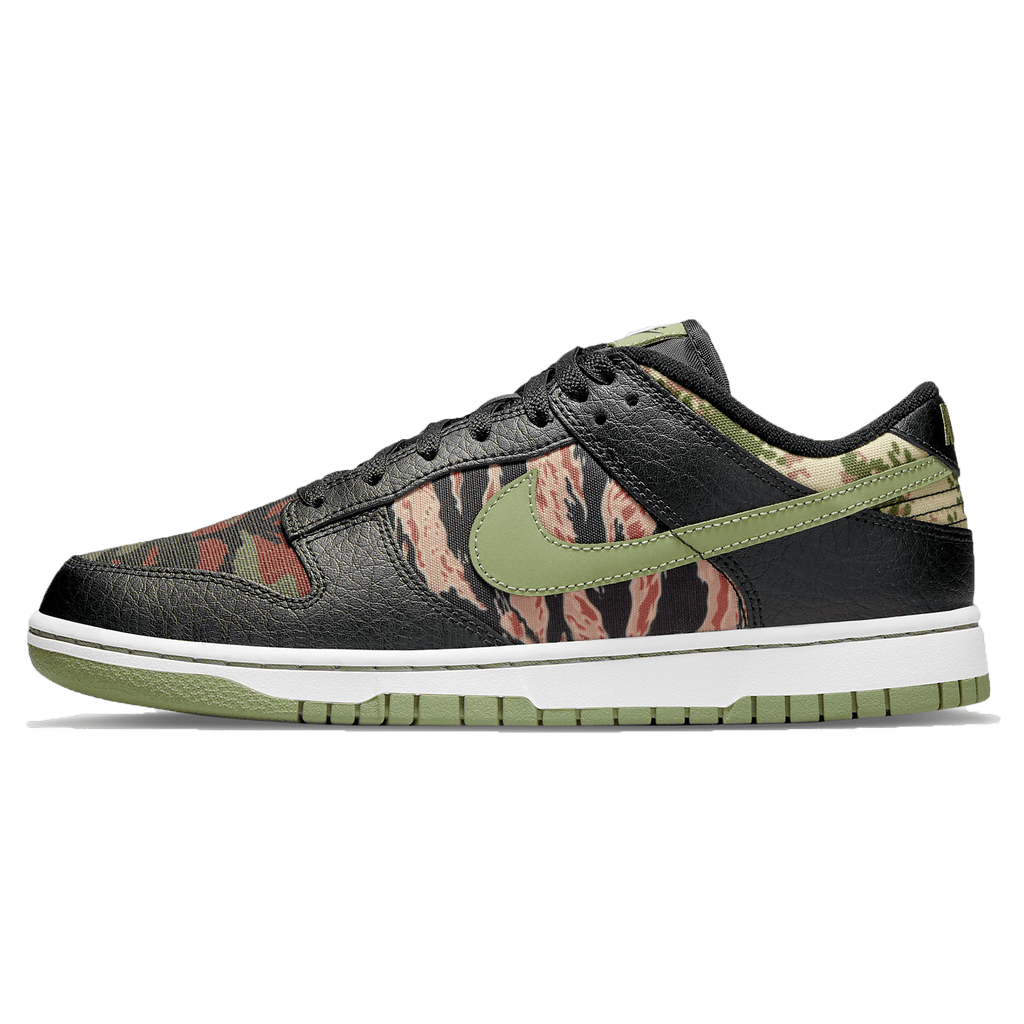 Nike Dunk Low SE 'Black Multi-Camo' — UK 3 | EU 35.5 | US 3.5 — Front View