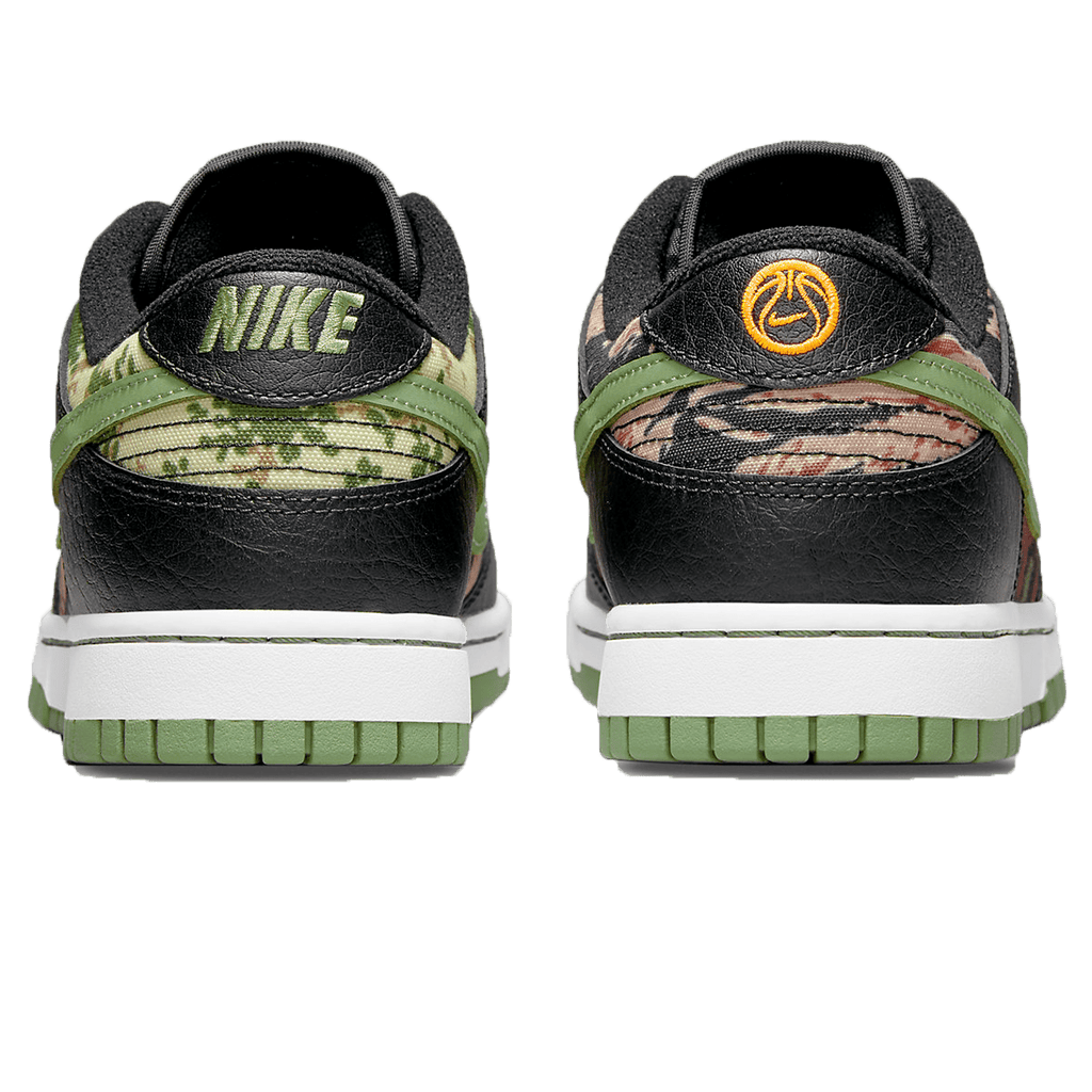 Nike Dunk Low SE 'Black Multi-Camo' — UK 3 | EU 35.5 | US 3.5 — Back View