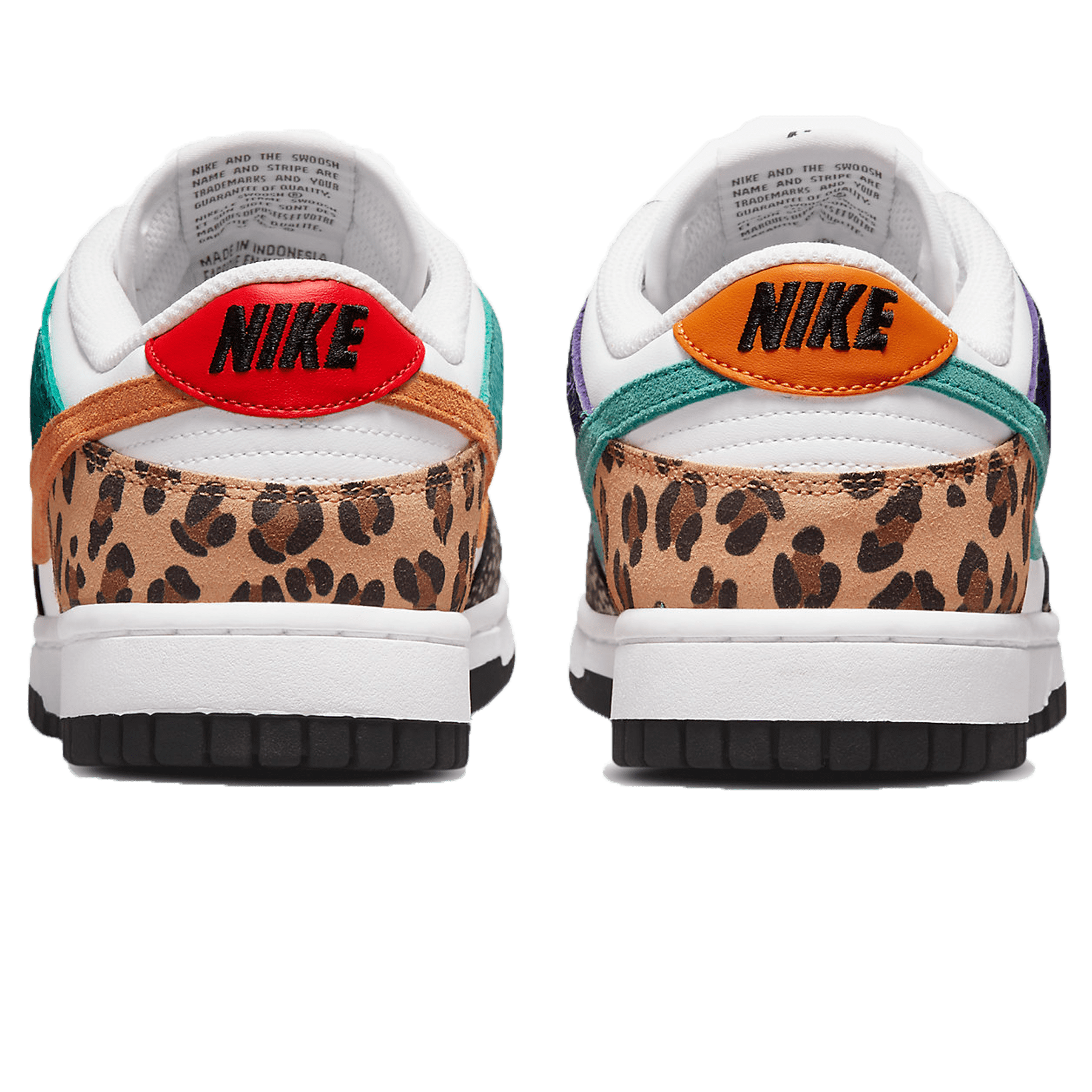 Nike Dunk Low SE Wmns 'Safari Mix' — UK 2.5 | EU 35.5 | US 5 — Back View
