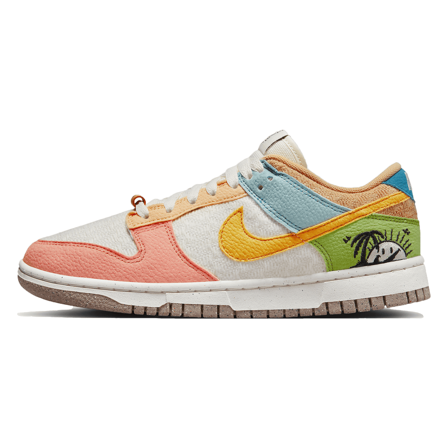 Nike Dunk Low SE Wmns 'Sun Club - Multi-Color' — UK 2.5 | EU 35.5 | US 5 — Front View