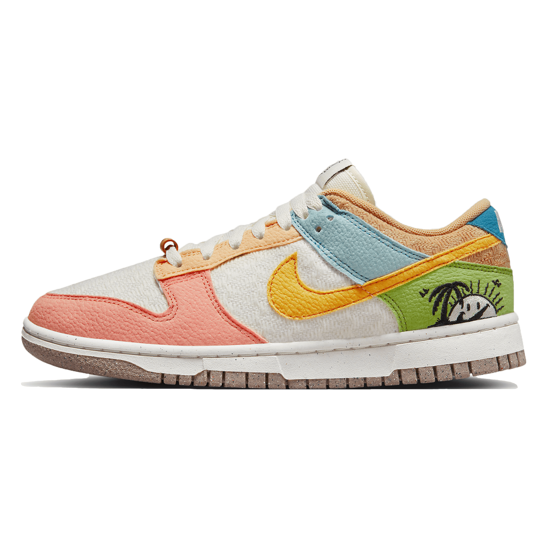 Nike Dunk Low SE Wmns 'Sun Club - Multi-Color' — UK 2.5 | EU 35.5 | US 5 — Front View