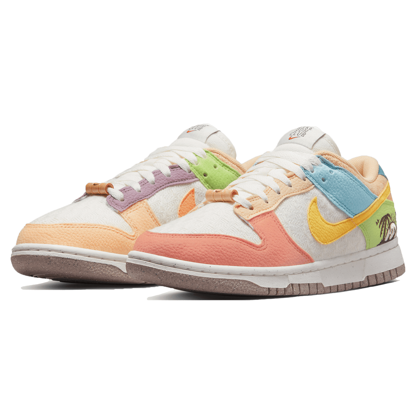 Nike Dunk Low SE Wmns 'Sun Club - Multi-Color' — UK 2.5 | EU 35.5 | US 5 — Side View