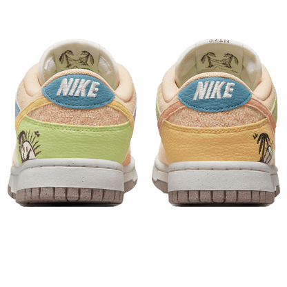 Nike Dunk Low SE Wmns 'Sun Club - Multi-Color' — UK 2.5 | EU 35.5 | US 5 — Back View