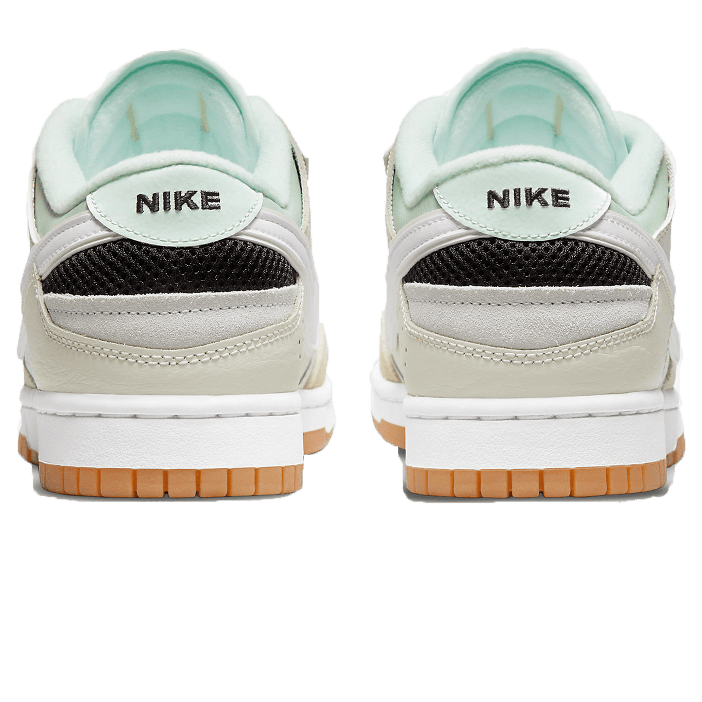 Nike Dunk Low Scrap 'Sea Glass' — UK 3 | EU 35.5 | US 3.5 — Back View