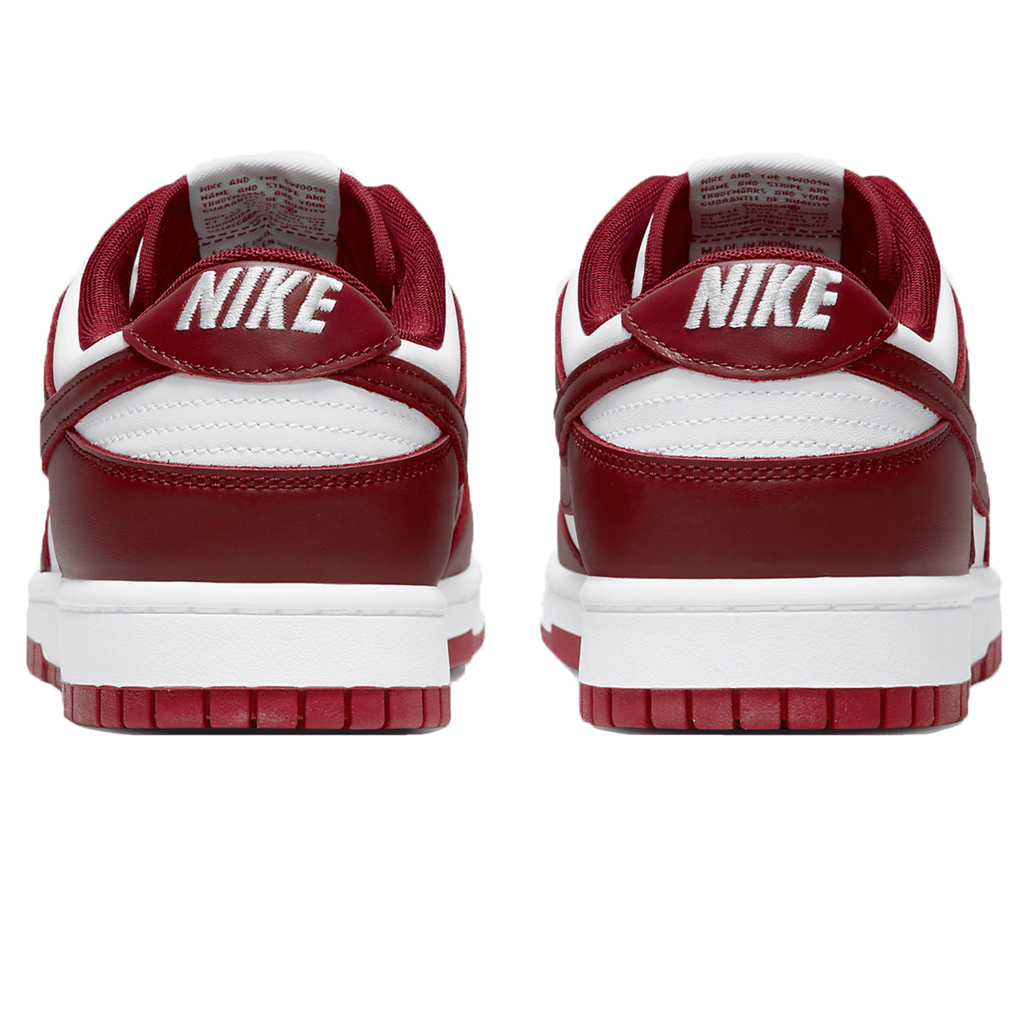 Nike Dunk Low 'Team Red' — UK 3 | EU 35.5 | US 3.5 — Back View
