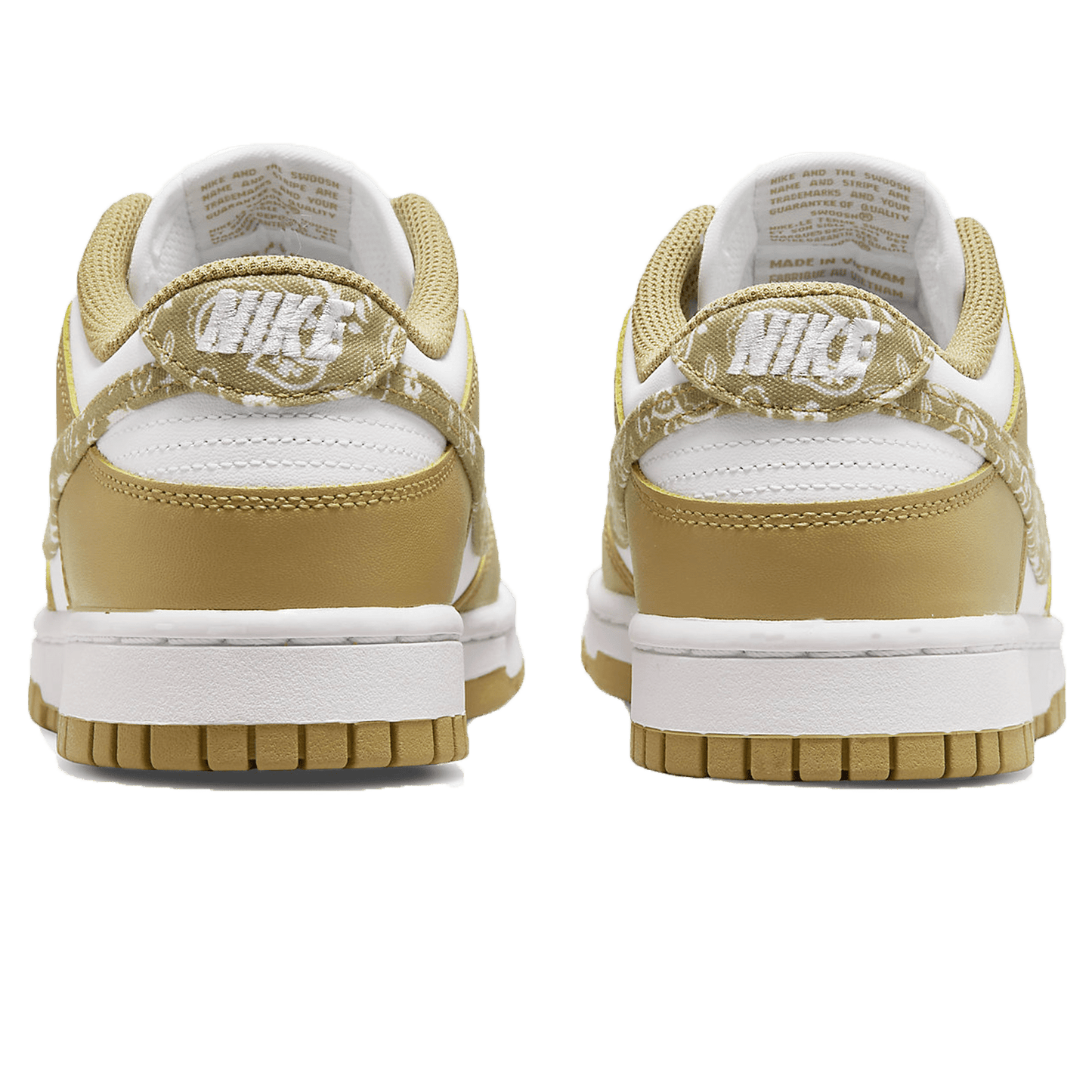 Nike Dunk Low 'Wmns Barley Paisley — UK 2.5 | EU 35.5 | US 5 — Back View