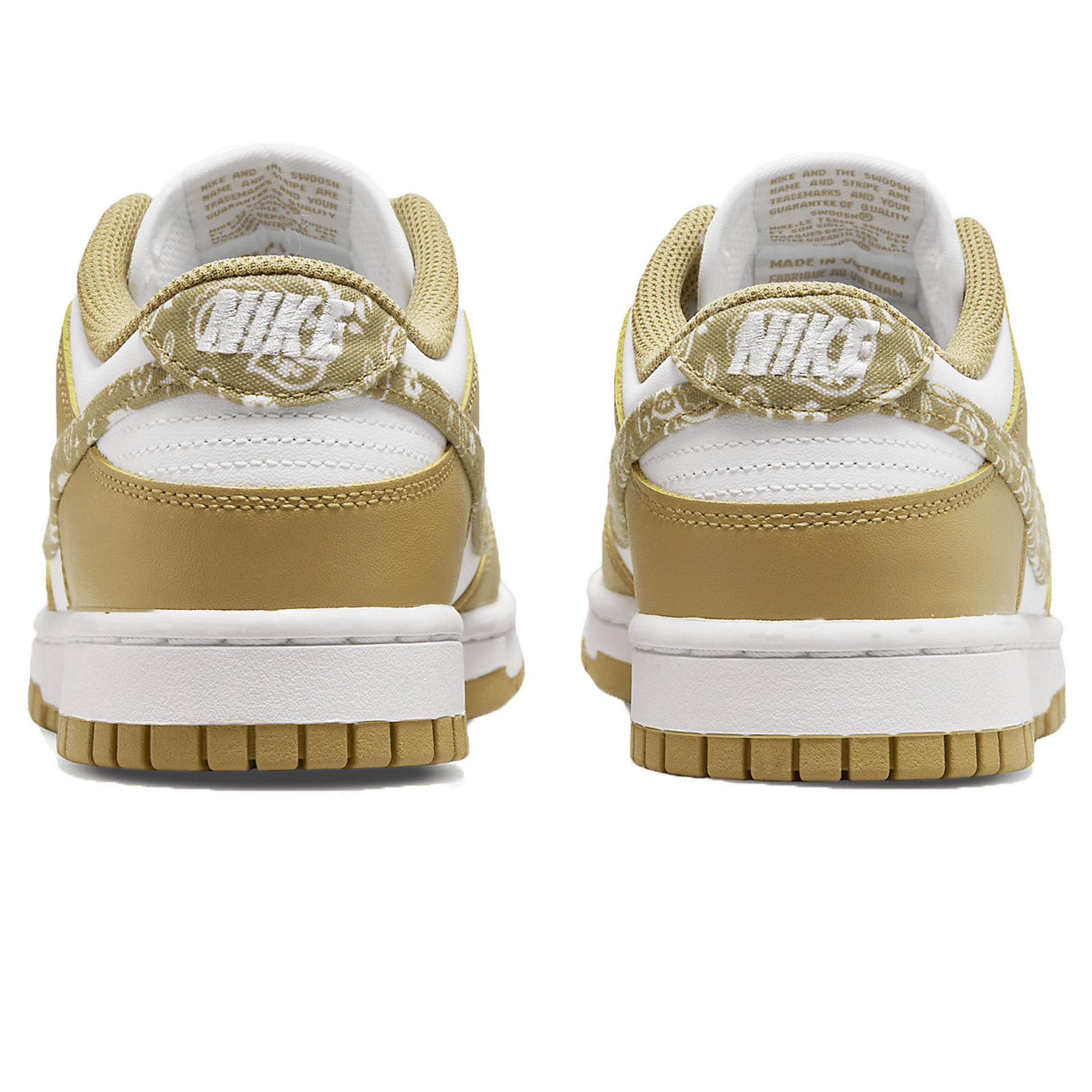 Nike Dunk Low 'Wmns Barley Paisley — UK 2.5 | EU 35.5 | US 5 — Back View