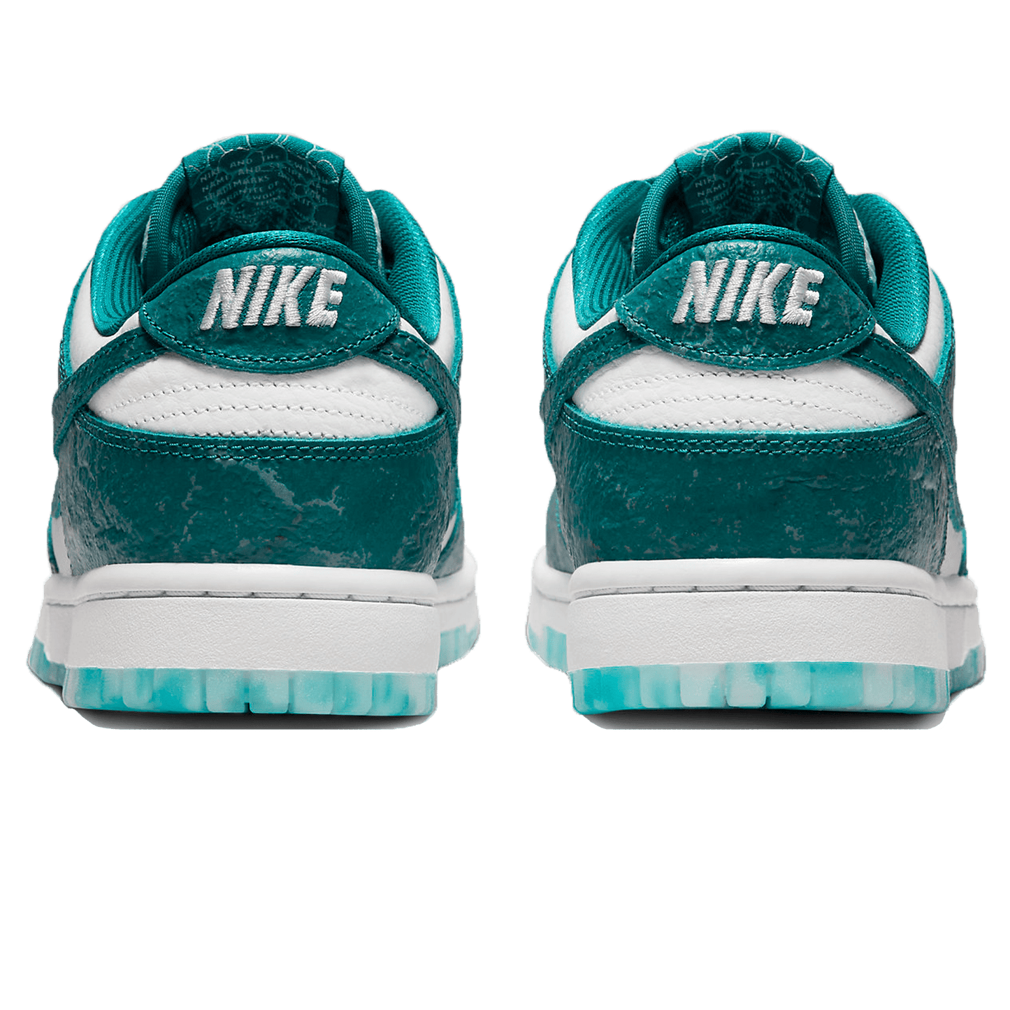 Nike Dunk Low Wmns 'Ocean' — UK 2.5 | EU 35.5 | US 5 — Back View