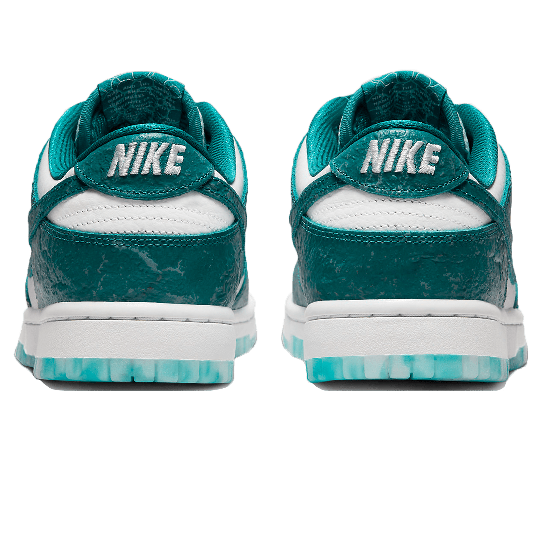 Nike Dunk Low Wmns 'Ocean' — UK 2.5 | EU 35.5 | US 5 — Back View
