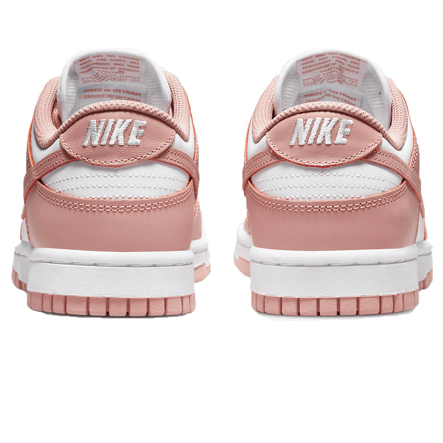 Nike Dunk Low Wmns 'Rose Whisper' — UK 2.5 | EU 35.5 | US 5 — Back View