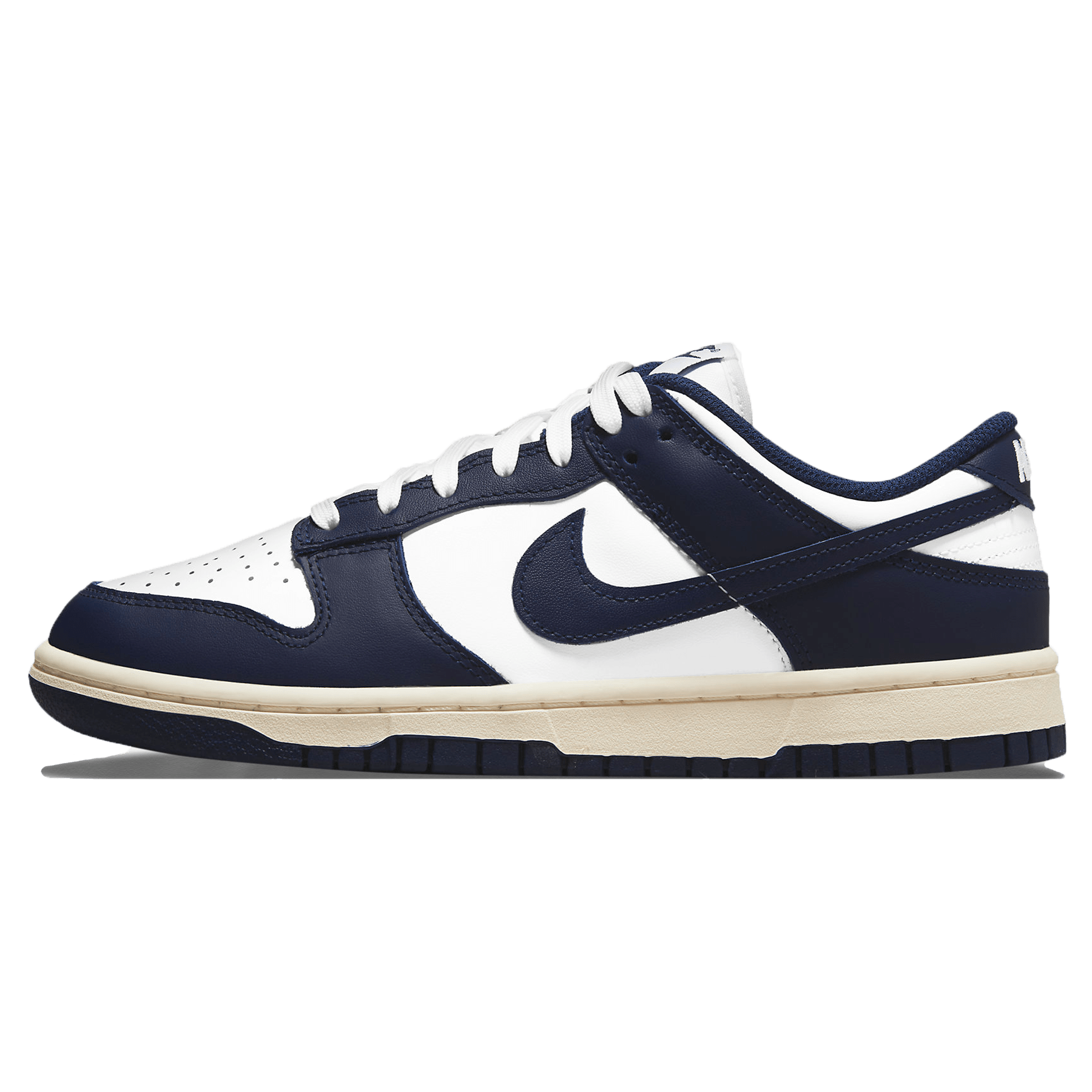 Nike Dunk Low Wmns 'Vintage Navy' — UK 2.5 | EU 35.5 | US 5 — Front View