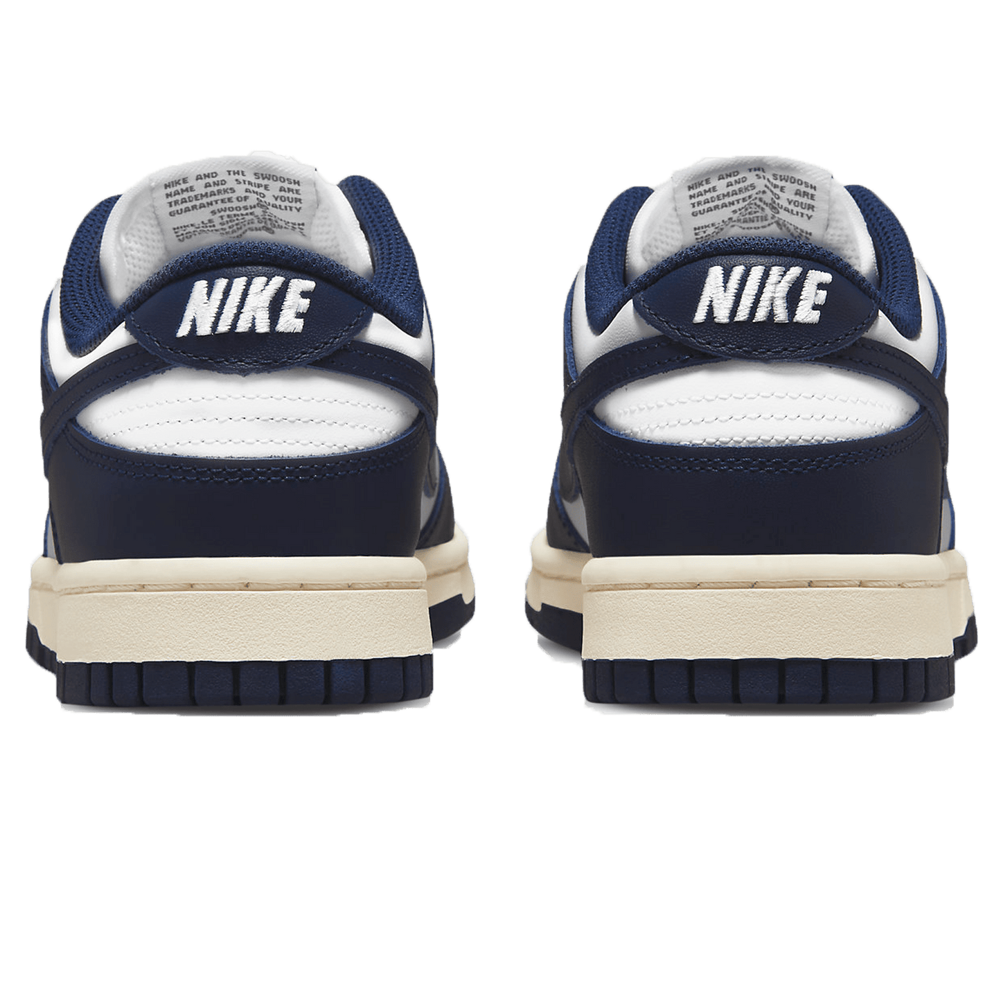 Nike Dunk Low Wmns 'Vintage Navy' — UK 2.5 | EU 35.5 | US 5 — Back View