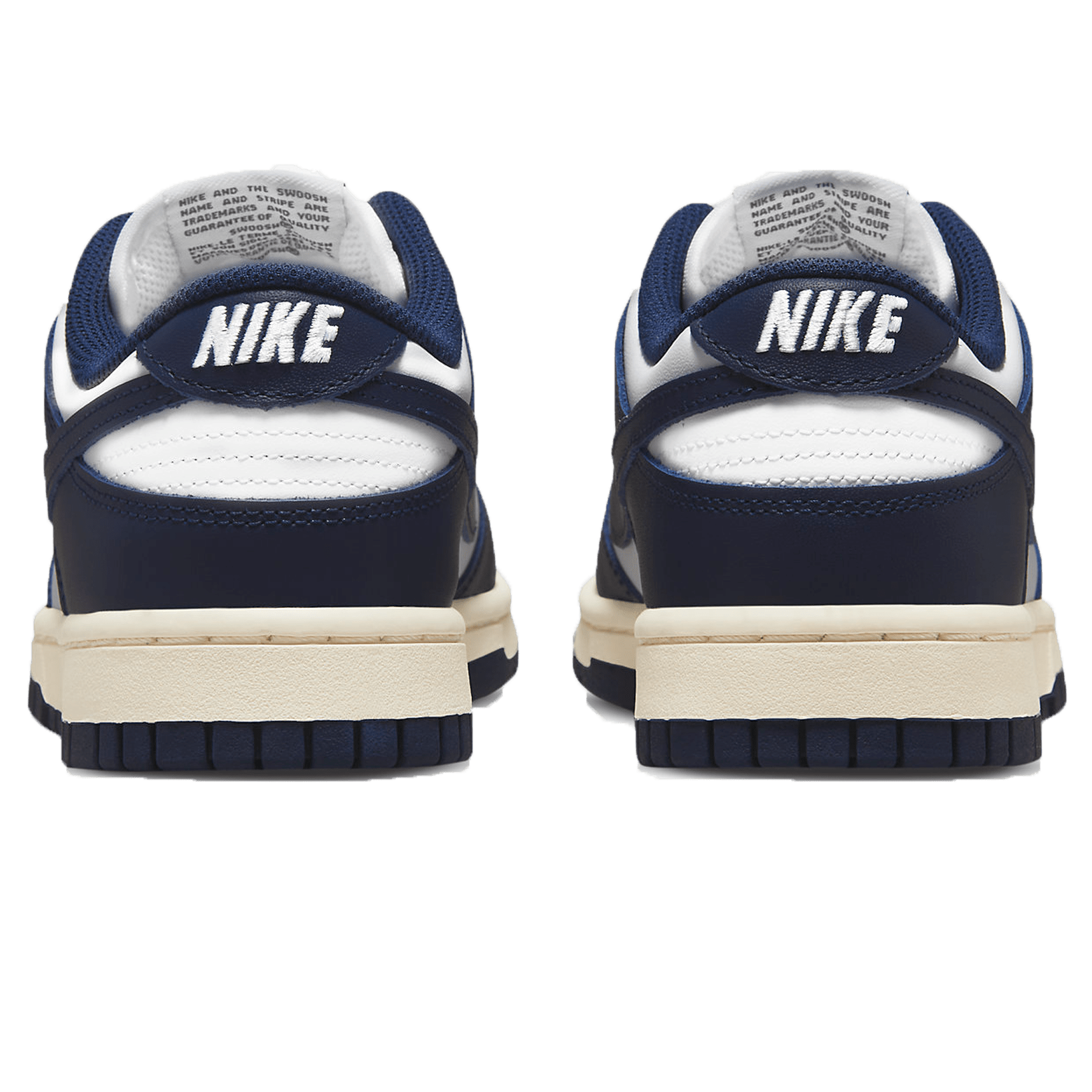 Nike Dunk Low Wmns 'Vintage Navy' — UK 2.5 | EU 35.5 | US 5 — Back View