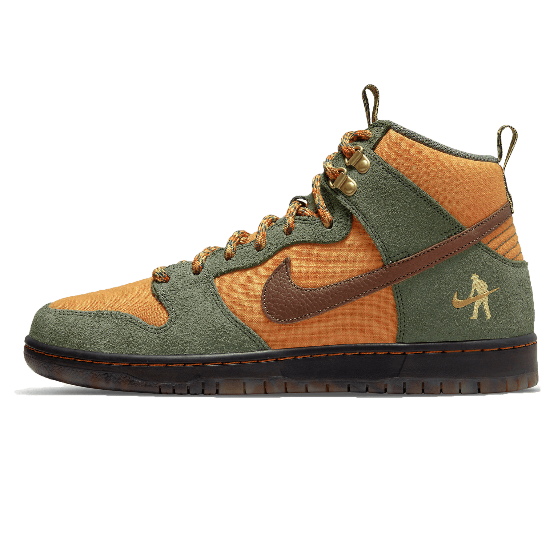 Pass~Port x Nike Dunk High SB 'Workboot' — UK 3 | EU 35.5 | US 3.5 — Front View