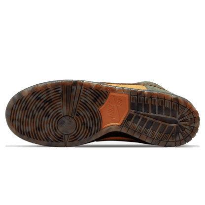 Pass~Port x Nike Dunk High SB 'Workboot' — UK 3 | EU 35.5 | US 3.5 — Top View