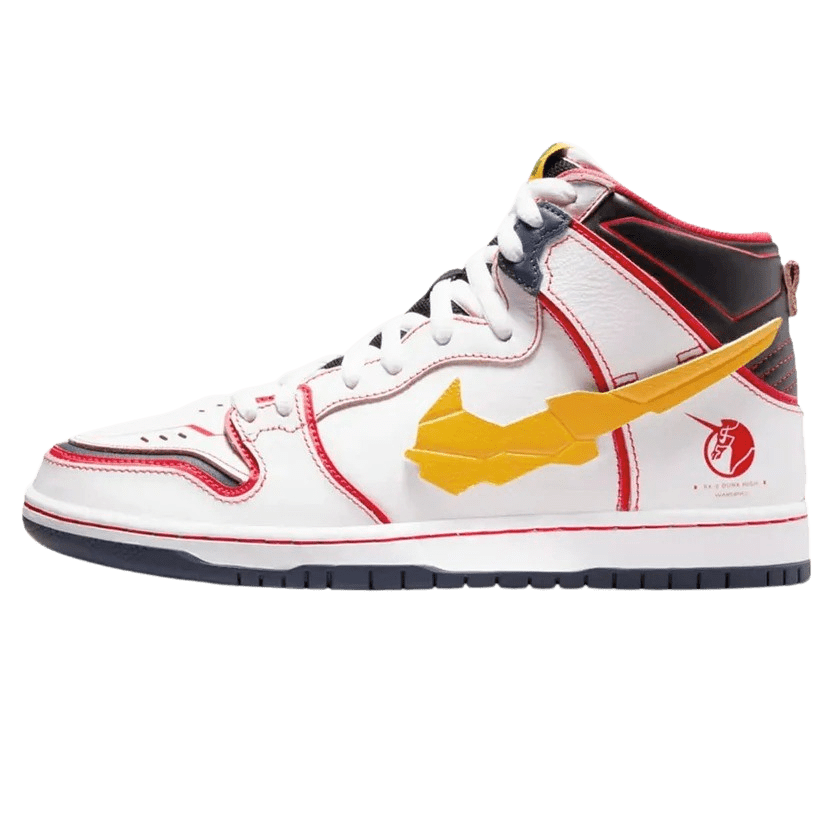 Gundam x Dunk High SB 'Project Unicorn - RX-0' — UK 3 | EU 35.5 | US 3.5 — Front View