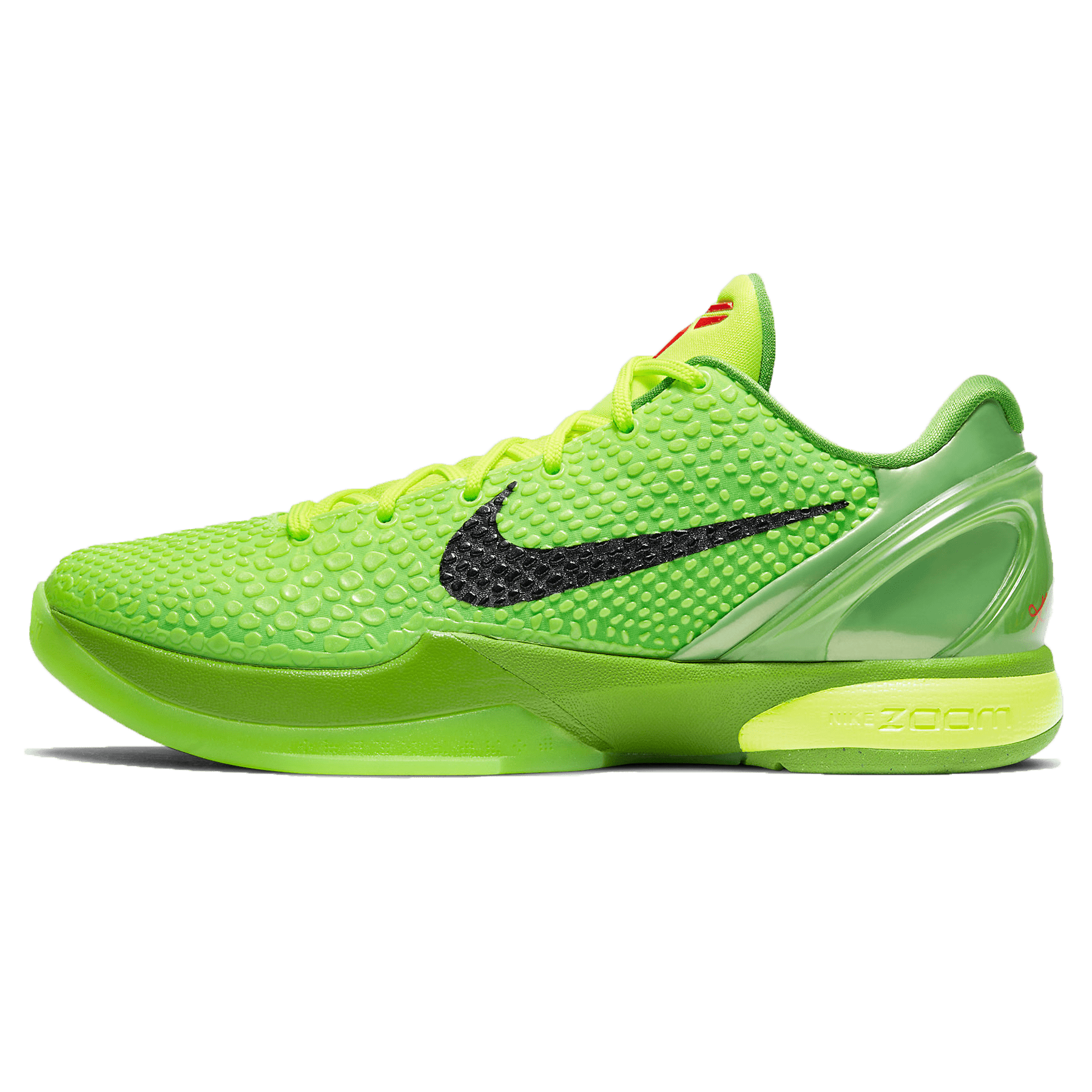 Nike Zoom Kobe 6 Protro 'Grinch' — UK 3 | EU 35.5 | US 3.5 — Front View