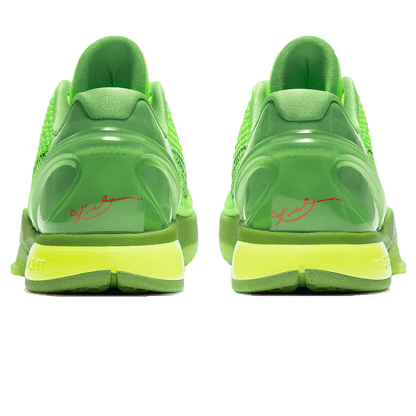 Nike Zoom Kobe 6 Protro 'Grinch' — UK 3 | EU 35.5 | US 3.5 — Back View