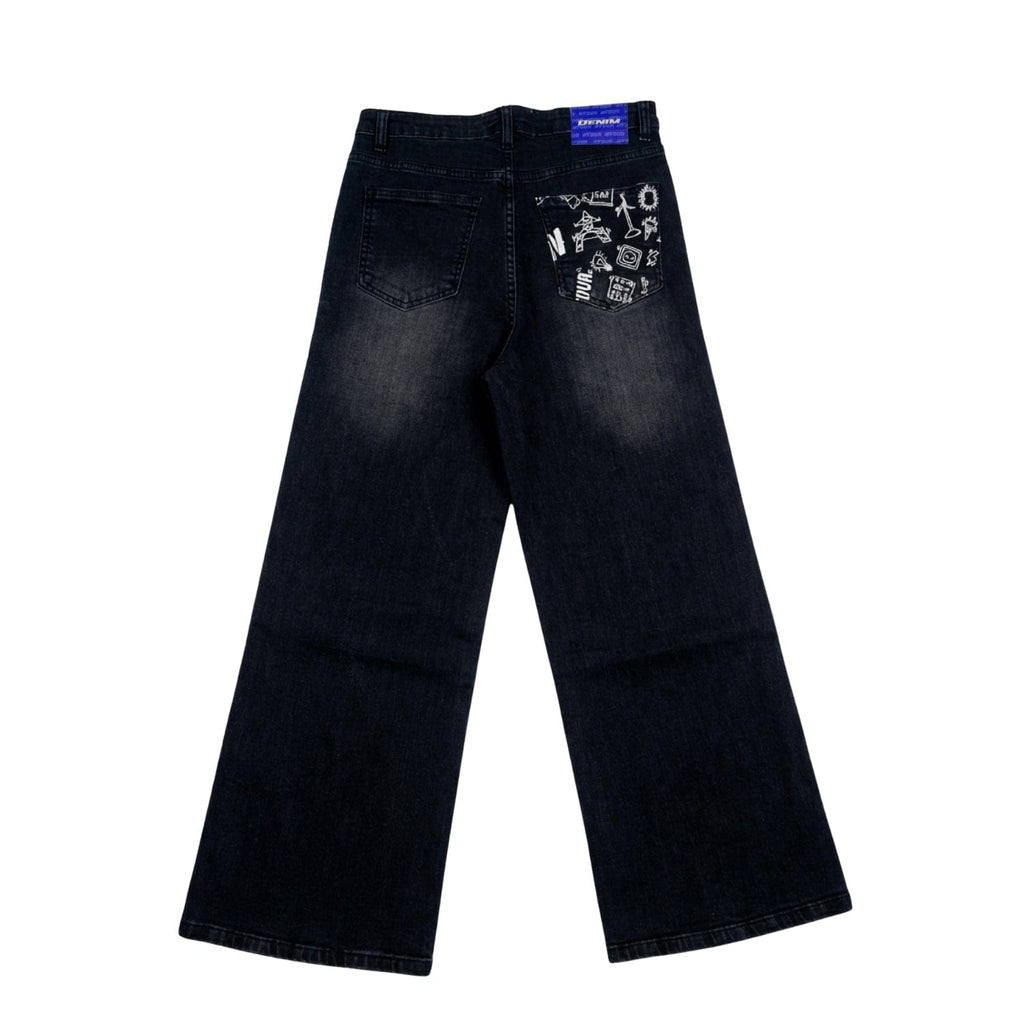 Vfour Ldn Noir Static Denim — 30 — Front View