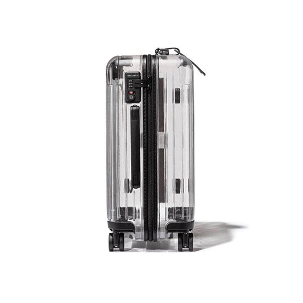 OFF-WHITE x Rimowa Transparent Carry-On Case Clear — Back View