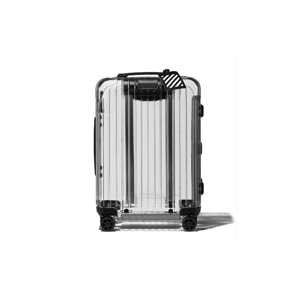 OFF-WHITE x Rimowa Transparent Carry-On Case Clear — Top View