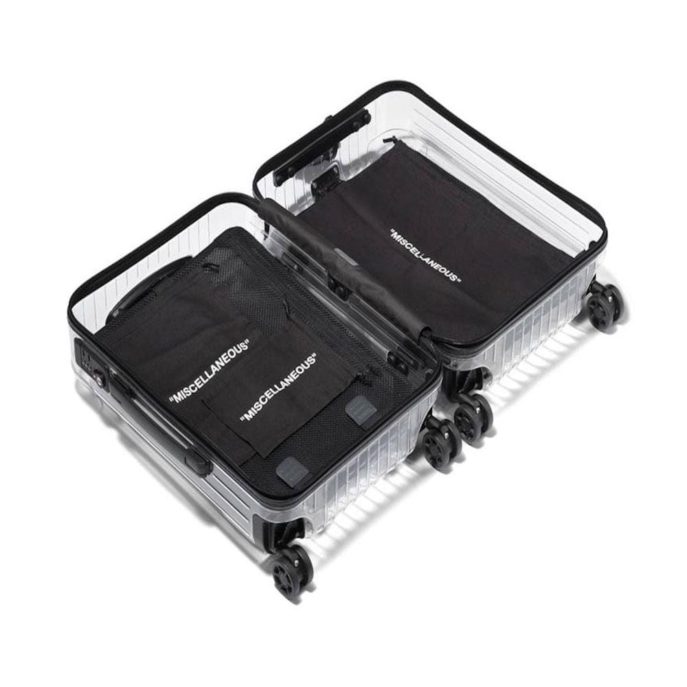 OFF-WHITE x Rimowa Transparent Carry-On Case Clear — Side View