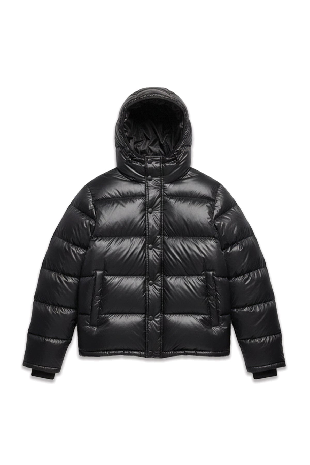 Legende Paris Lightweight Puffer - Black — XS — Front View