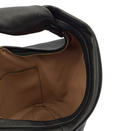 Valentino Tote Rockstud Hobo in Black, Calfskin — Alternate View 7