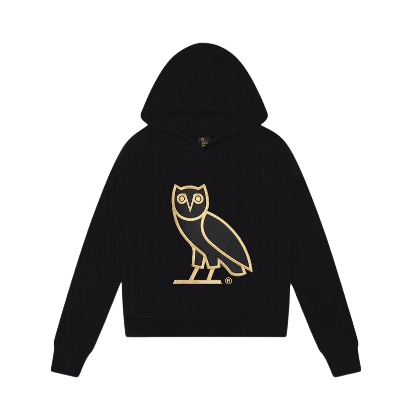 OVO OG Owl Hoodie 'Black' — XXS — Front View