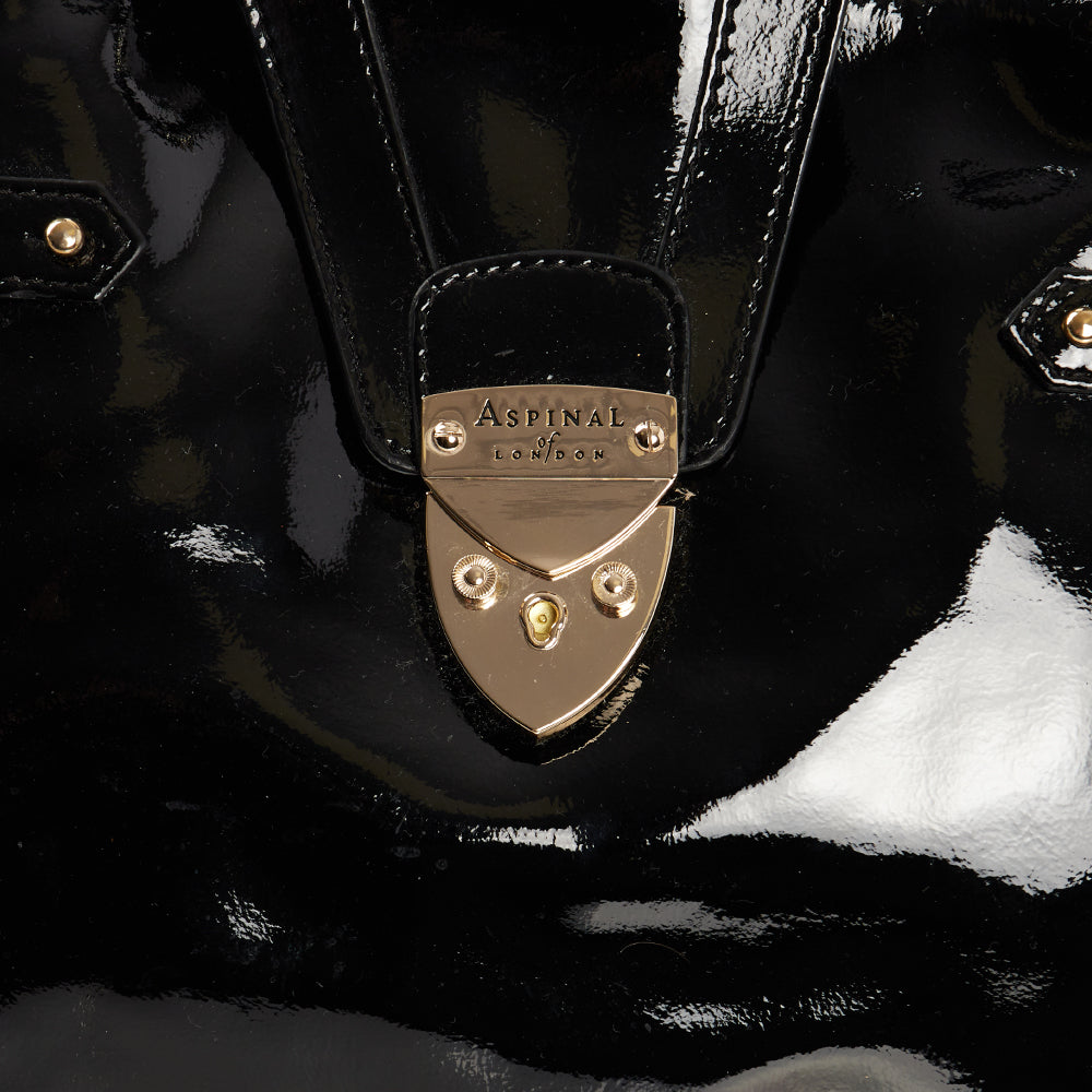 Aspinal of London Tote Berkeley in Black, Leather — Alternate View 15