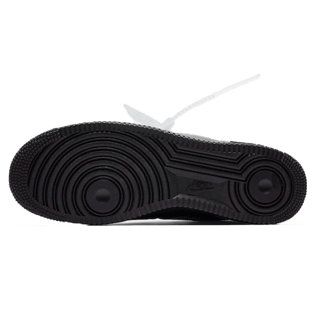 Off-White x Nike Air Force 1 Low '07 'MoMA' Black — UK 3 | EU 35.5 | US 3.5 — Top View