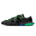 Off-White x Nike Blazer Low 'Black Electro Green' — UK 3 | EU 35.5 | US 3.5 — Front View