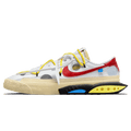 Off-White x Nike Blazer Low 'White University Red' — UK 3 | EU 35.5 | US 3.5 — Front View