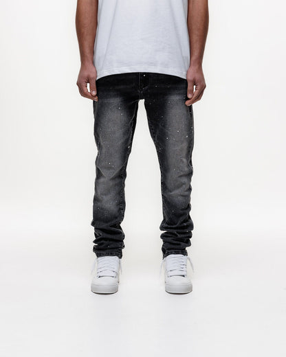 Magiri Ombre Slim Jeans 'Black' — Black — Size 28 — Top View