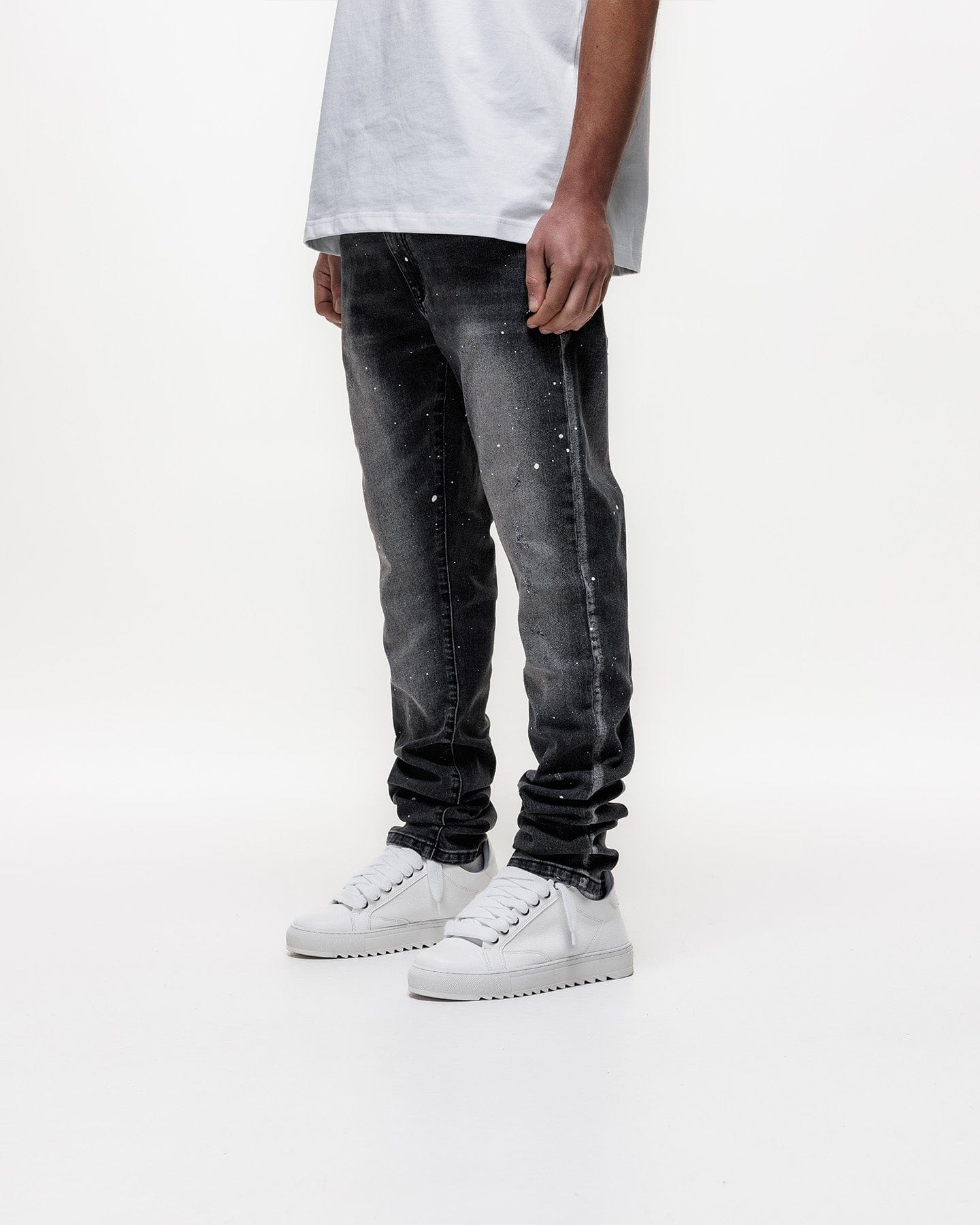 Magiri Ombre Slim Jeans 'Black' — Black — Size 28 — Detail View