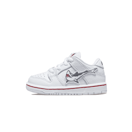 Oski x Nike Dunk Low SB TD 'Great White Shark' — UK 0C | EU 15 | US 0C — Front View