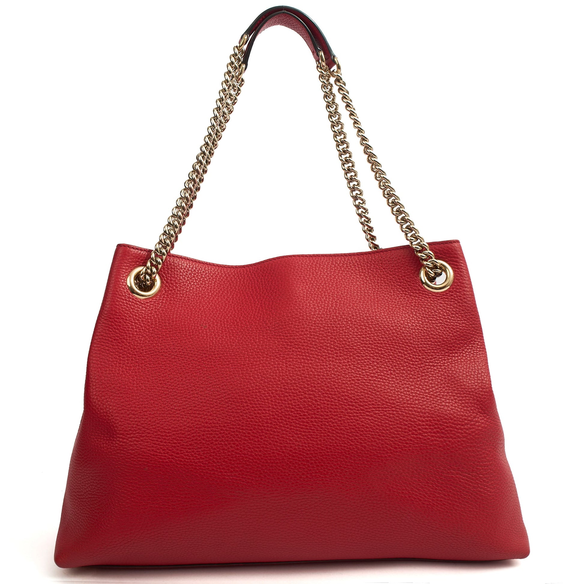 Gucci Tote Soho Hobo in Red, Leather — Alternate View 9