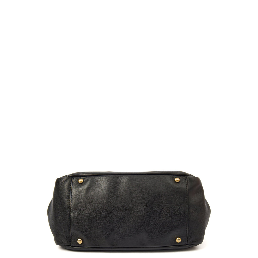 Chanel Shoulder Bag 3 Accordion Flap Bag in Black, Leather — Alternate View 16