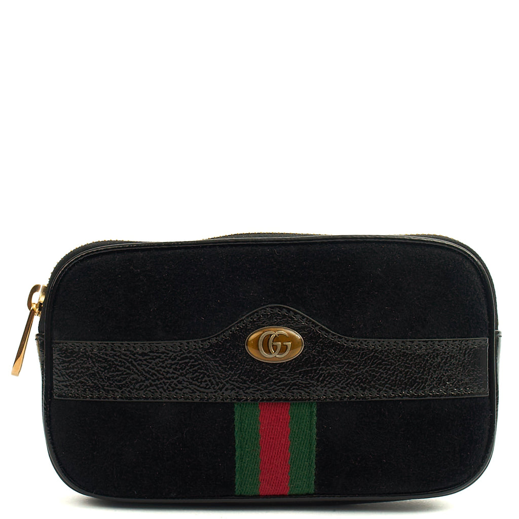 Gucci Clutch Clutch in Black, Suede — Alternate View 8