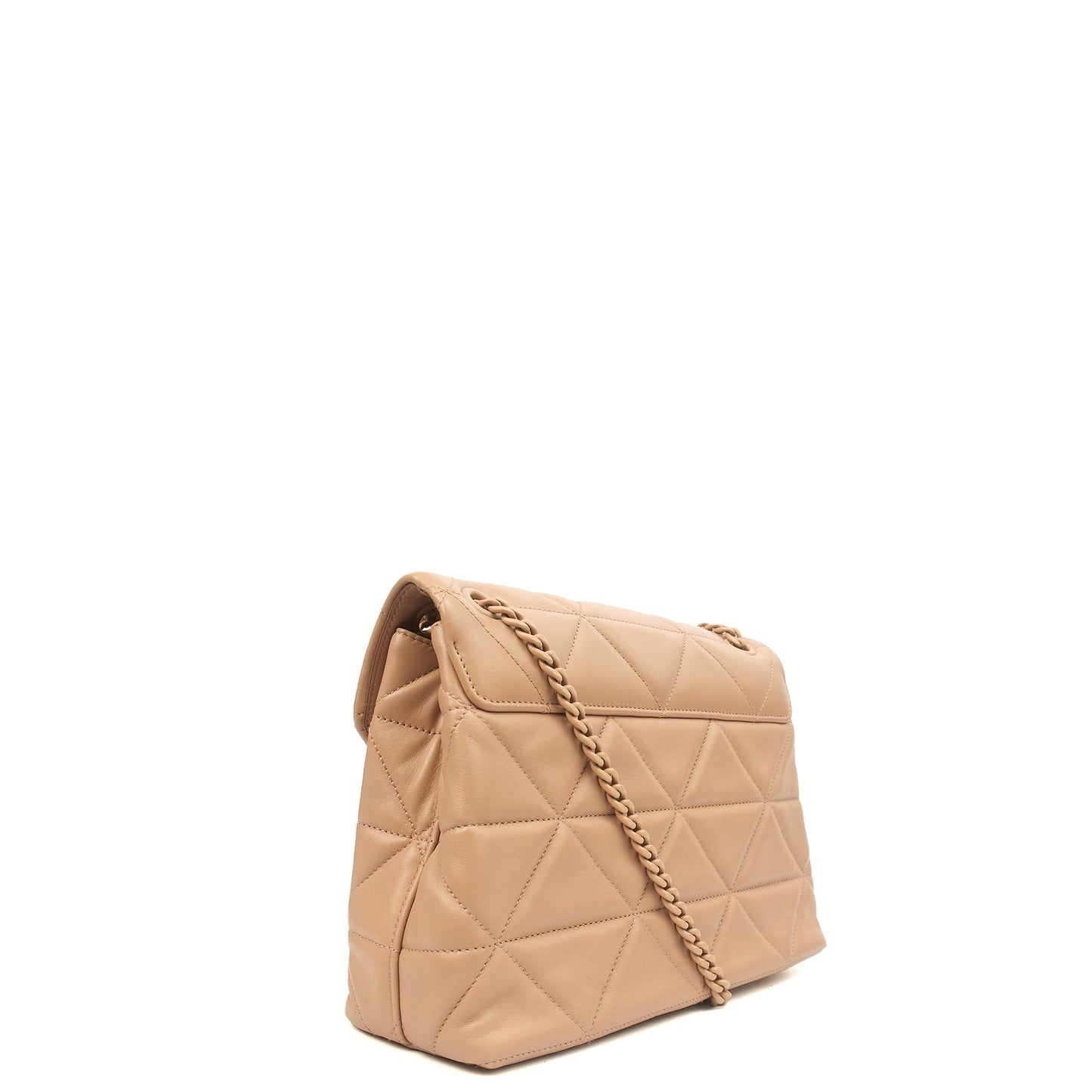 Prada Shoulder Bag Spectrum Zip Shoulder Bag in Brown, Leather — Side View