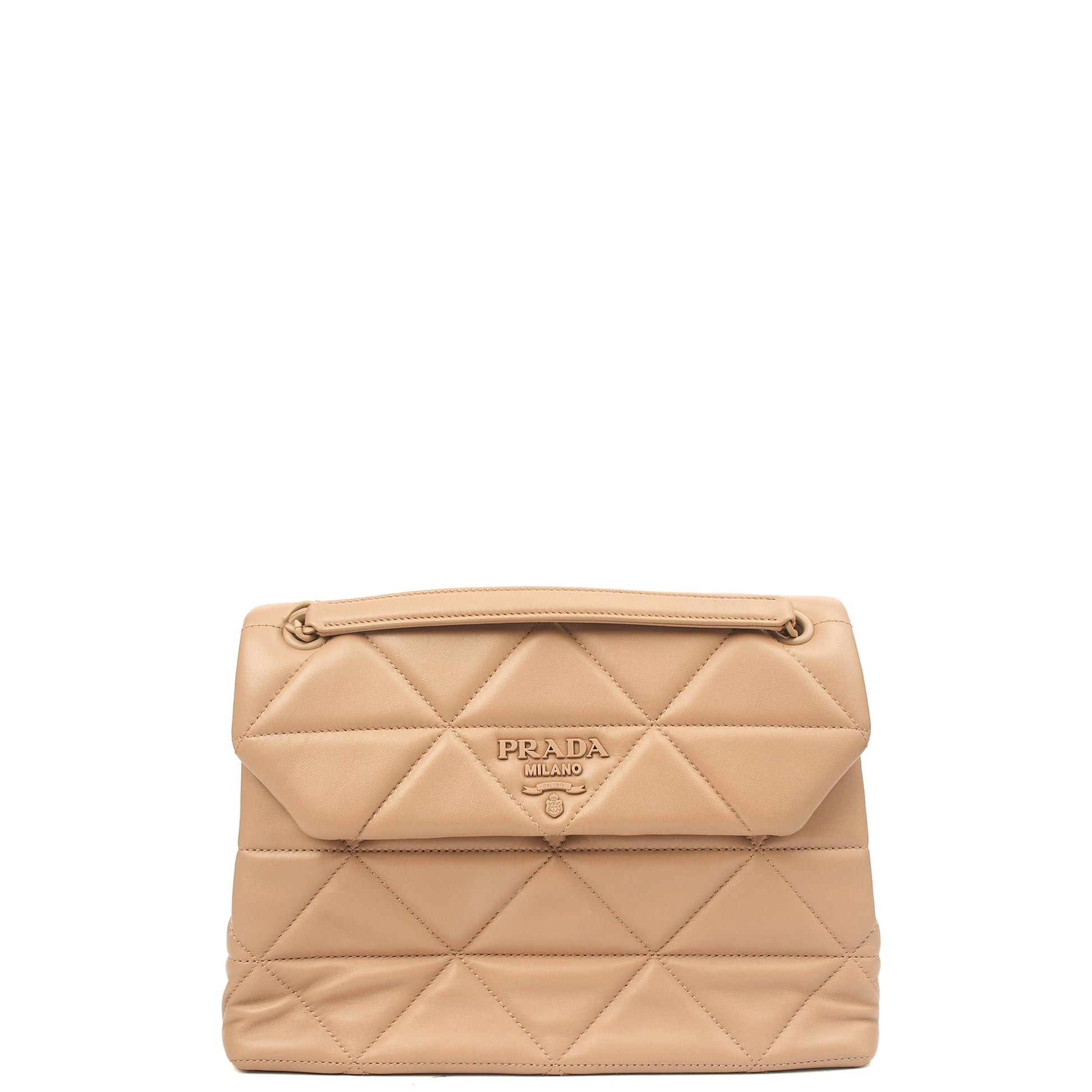 Prada Shoulder Bag Spectrum Zip Shoulder Bag in Brown, Leather — Alternate View 8