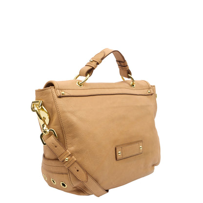 Mulberry Satchel Taylor Satchel  in Neutral, Leather — Back View