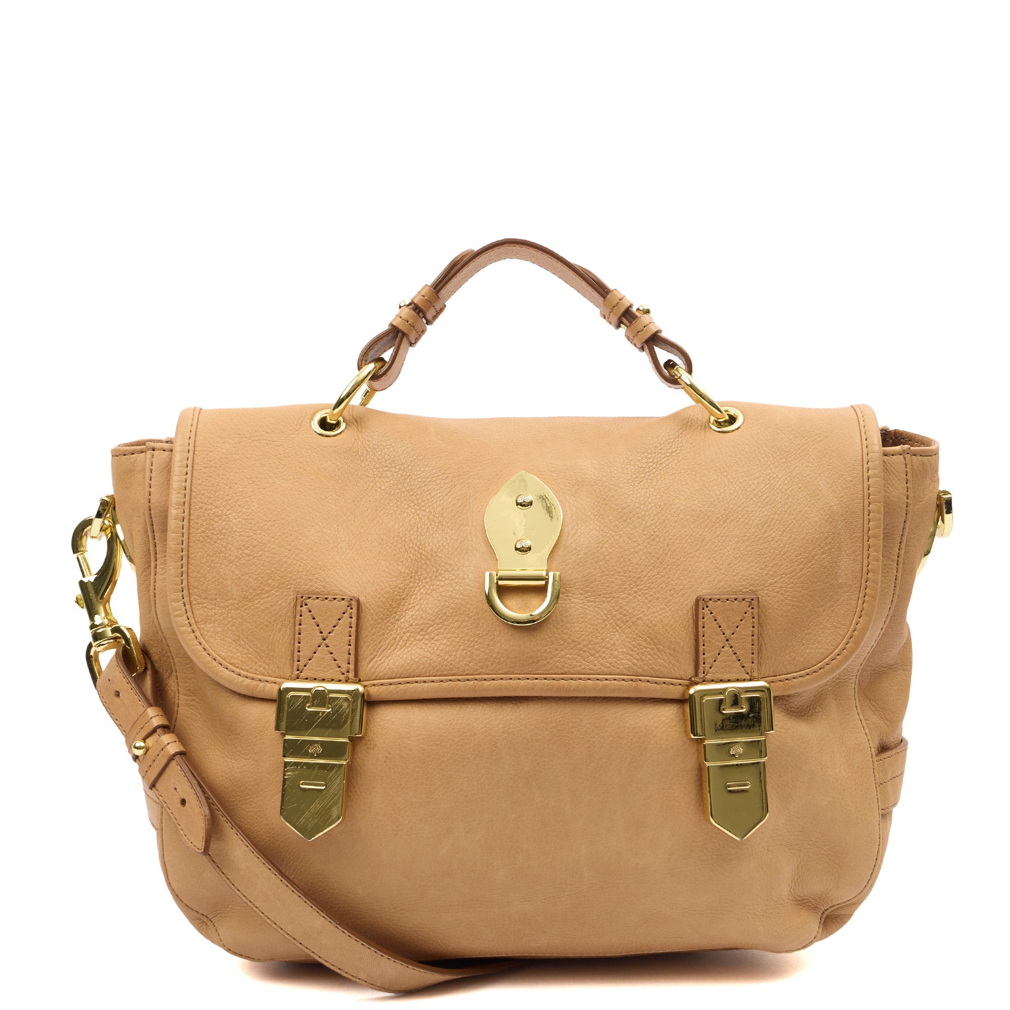 Mulberry Satchel Taylor Satchel  in Neutral, Leather — Front View