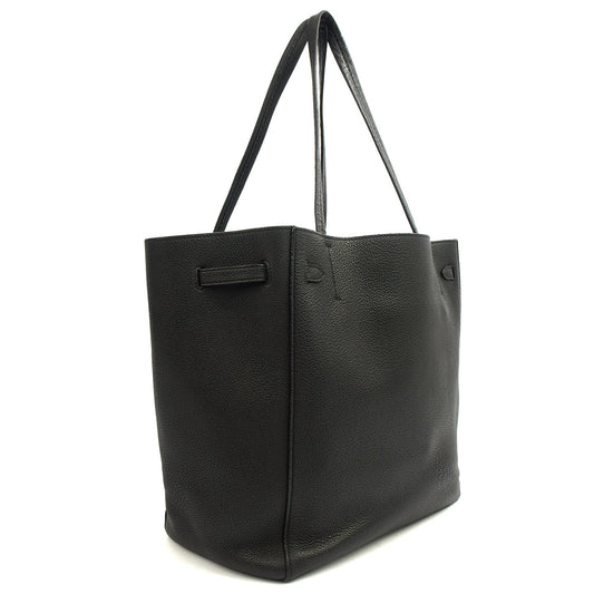 Celine Tote Cabas Phantom - Medium in Black, Leather — Side View