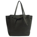 Celine Tote Cabas Phantom - Medium in Black, Leather — Front View