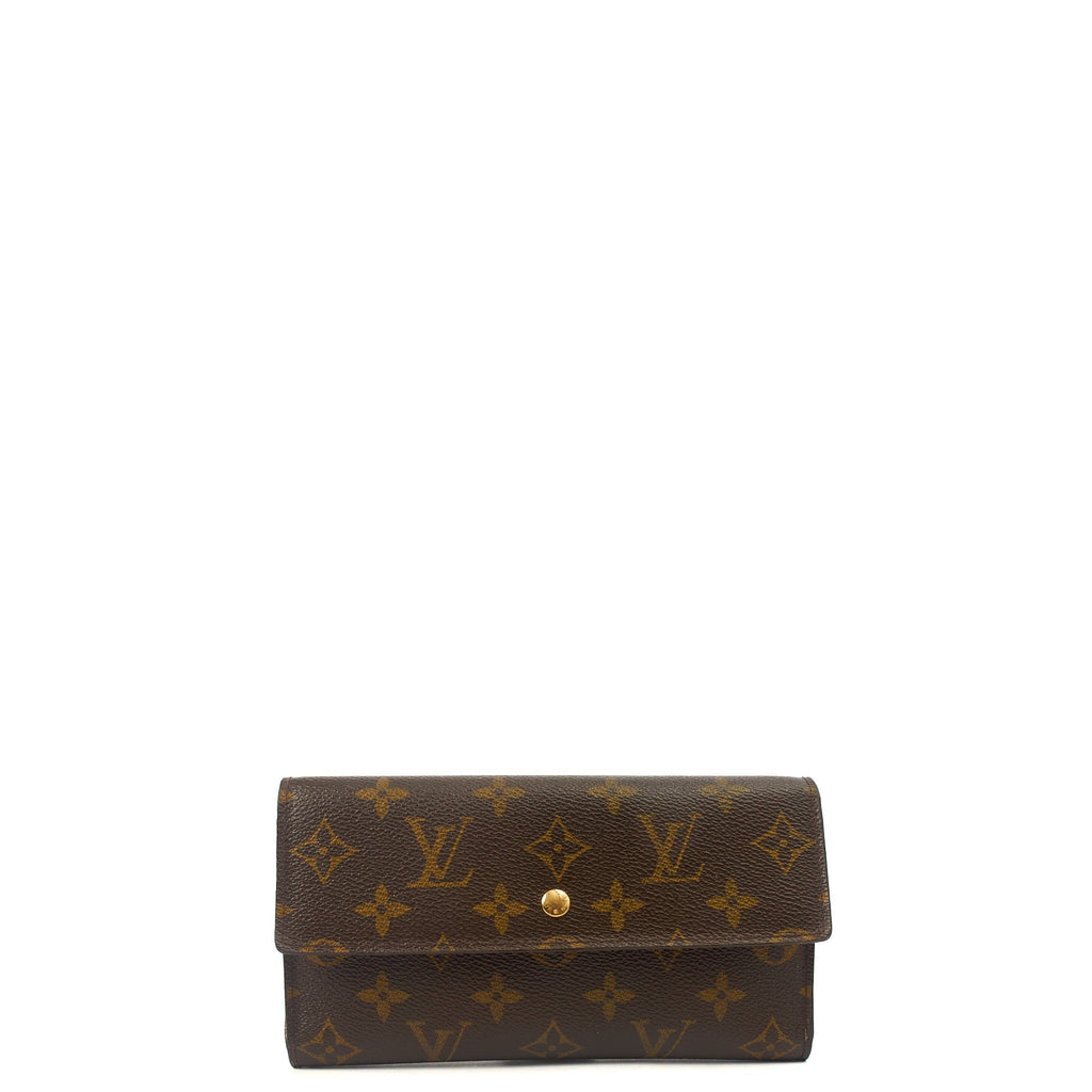 Louis Vuitton Purse Emilie Wallet in Monogram, Canvas — Front View