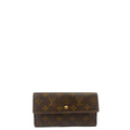 Louis Vuitton Purse Emilie Wallet in Monogram, Canvas — Front View