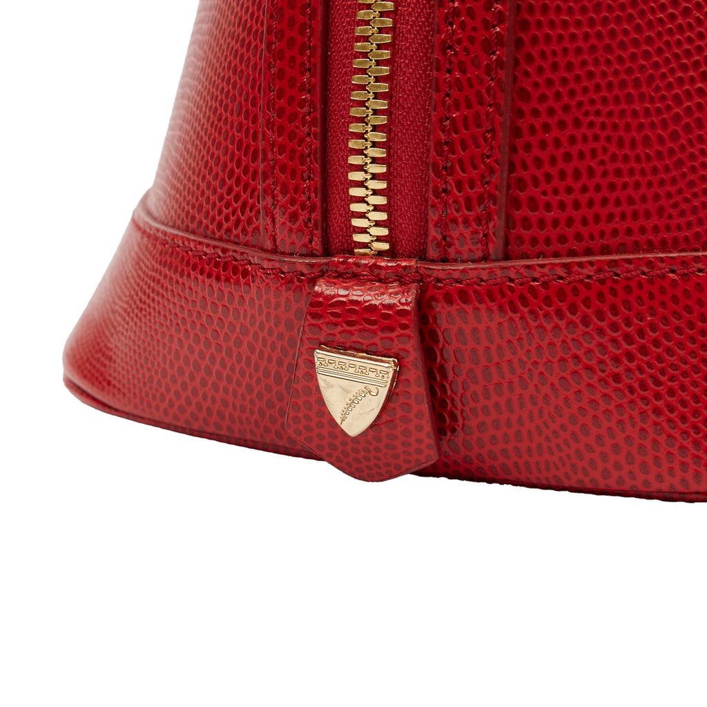 Aspinal of London Tote Hepburn Bag in Red, Leather — Detail View