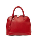 Aspinal of London Tote Hepburn Bag in Red, Leather — Front View